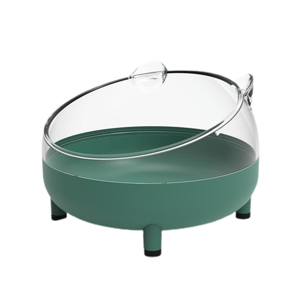 Small Animal Toilet Small Pet Sandbox Container Dark Green