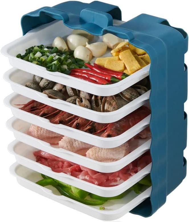 Plastic Side Dish Rack Storage Tray Multi Layer
