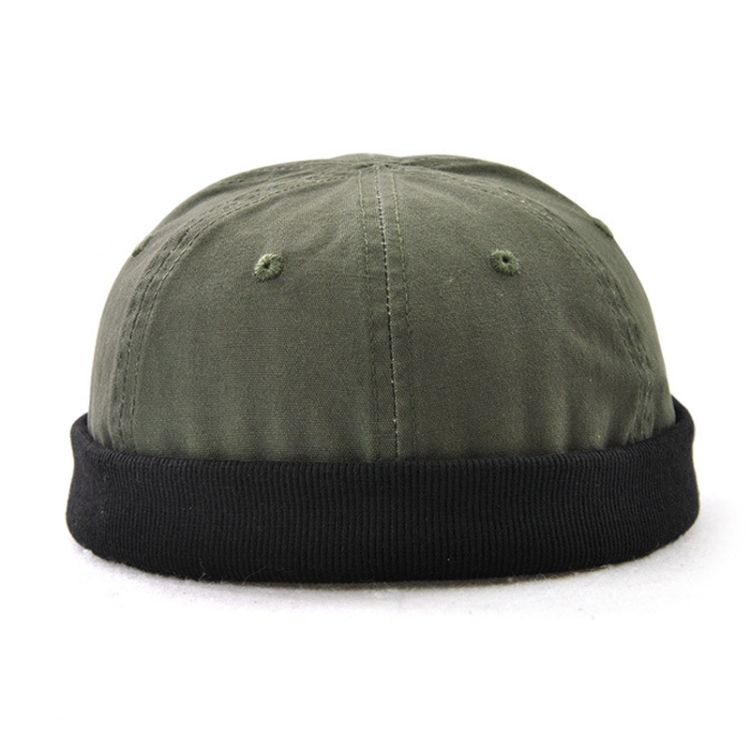 G12606 Retro Wild Melon Skin Cap G12606 Army Green