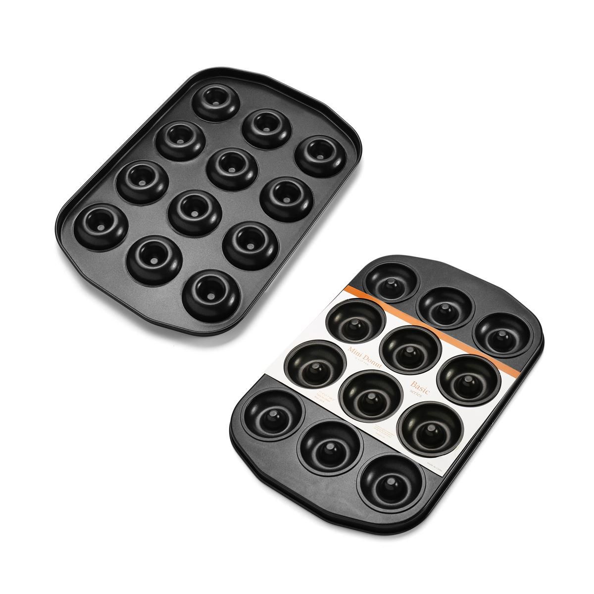 12 Cups Cute Mini Donut Maker Pan Doughnut Cake Mould Dough Tray DIY