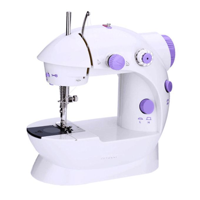 Portable Mini Sewing Machine With Extension Table Dual Speed For
