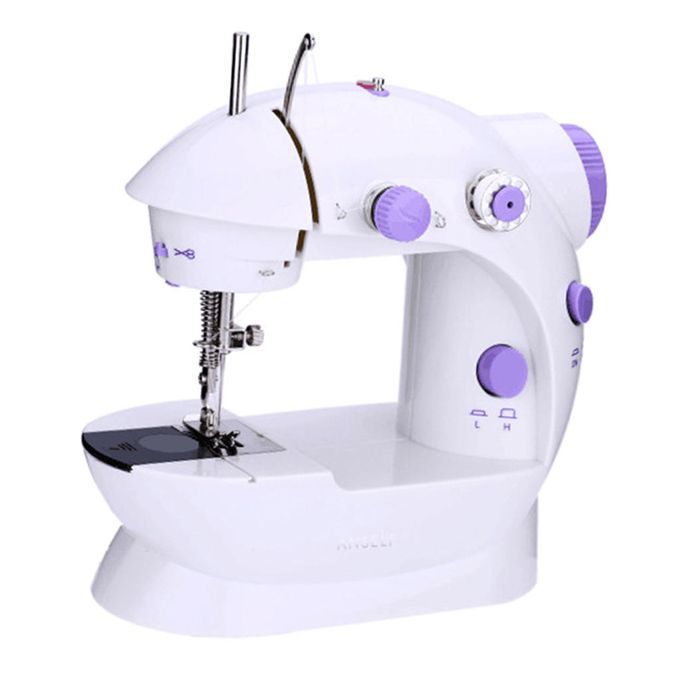 Portable Mini Sewing Machine With Extension Table Dual Speed For