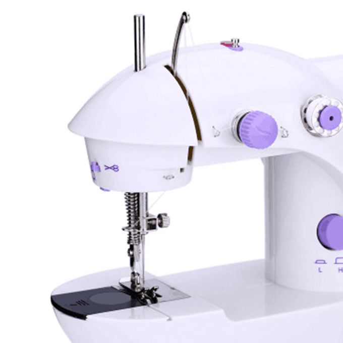 Portable Mini Sewing Machine With Extension Table Dual Speed For