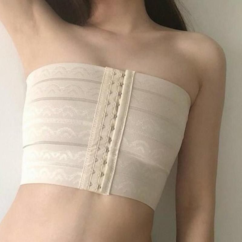 Tomboy Bra Breast Intimateswear  Breathable Buckle Short Chest Breast Binder Trans With Bra Straps Tops Size M-XXL