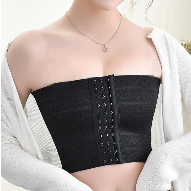 Tomboy Bra Breast Intimateswear  Breathable Buckle Short Chest Breast Binder Trans With Bra Straps Tops Size M-XXL