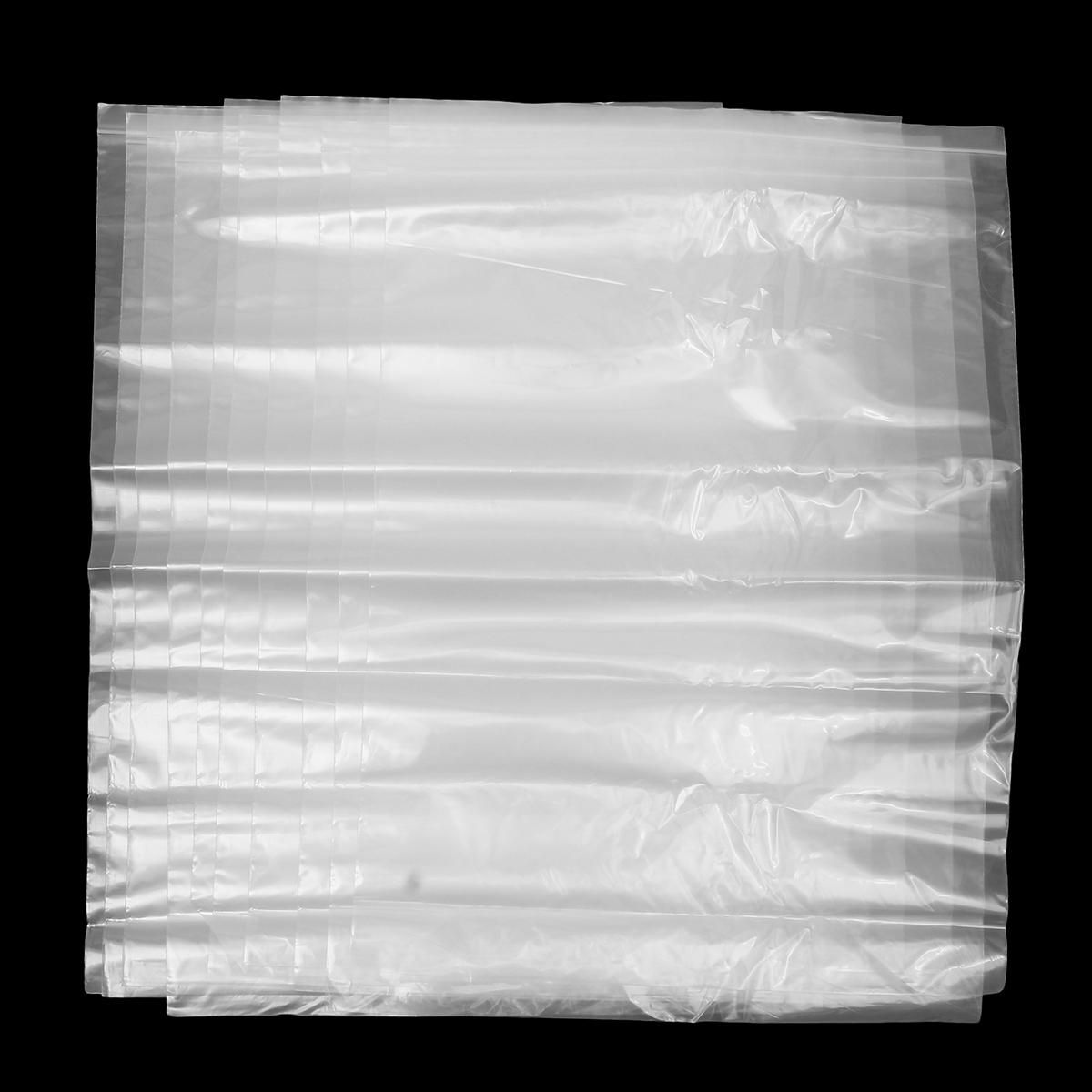 10X Heavy Duty Clear Plastic Bag Grip Self Seal Resealable Ziplock Packing Bags
