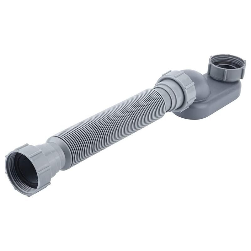 Low Profile 1 1/2 P Trap Flexible Bathtub Shower Drain Pipe