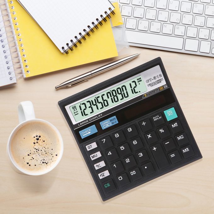 Calculator 12-Digit Desktop Financial Handheld Calculator
