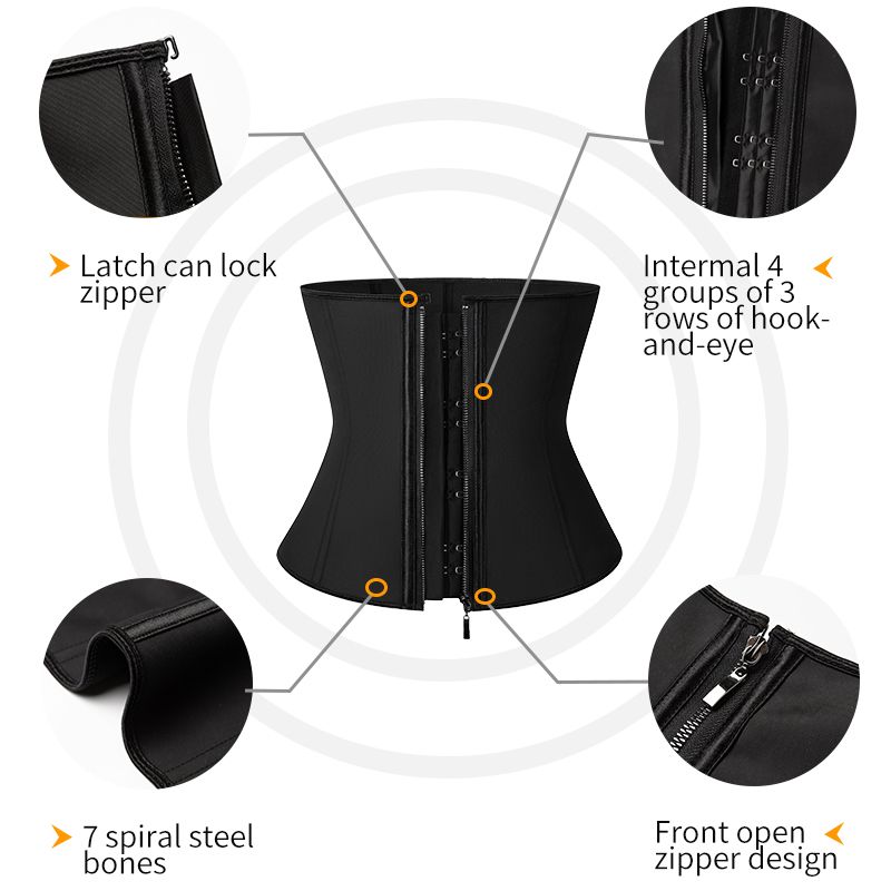 Waist Trainer For Women Underbust Corset Top Latex Sport Girdle Waist Cincher HourglBody Slimming Belt Modeling Strap