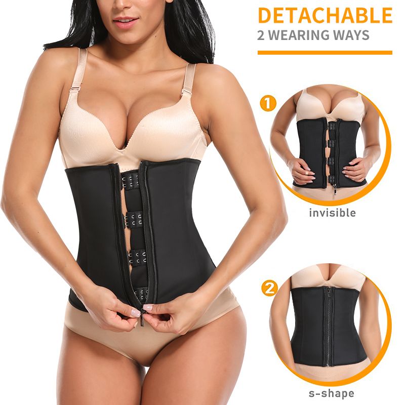 Waist Trainer For Women Underbust Corset Top Latex Sport Girdle Waist Cincher HourglBody Slimming Belt Modeling Strap