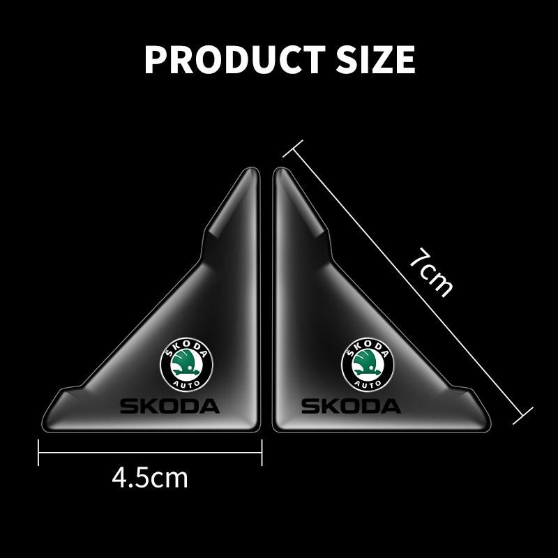 Car Door Corner Cover Anti-Collision Protection For Skoda Fabia 2 Octavia 3 Rapid Superb Accessories Led Luggage Car Styling