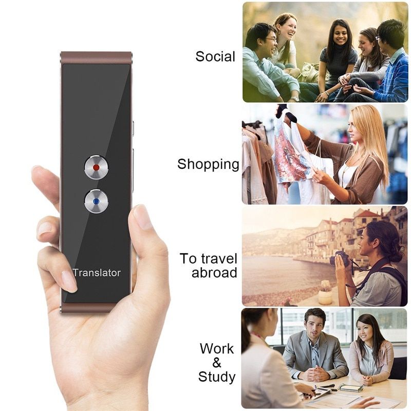 DOITOP Universal Multi Language Voice  Translator Speech Text Translation Device With APP For Business Travel Shopping WOEDA