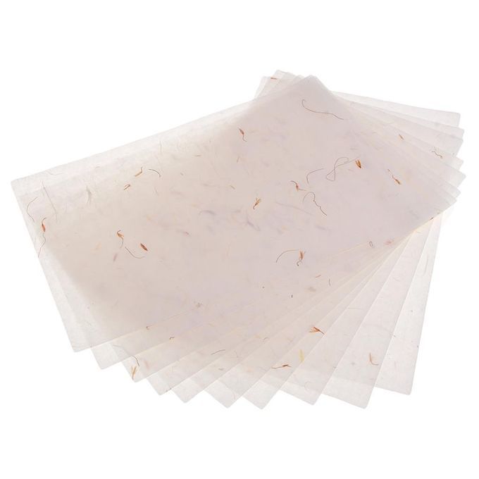 2X 10Pcs Handmade Xuan Paper Washi Paper Stationery Paper Saffron