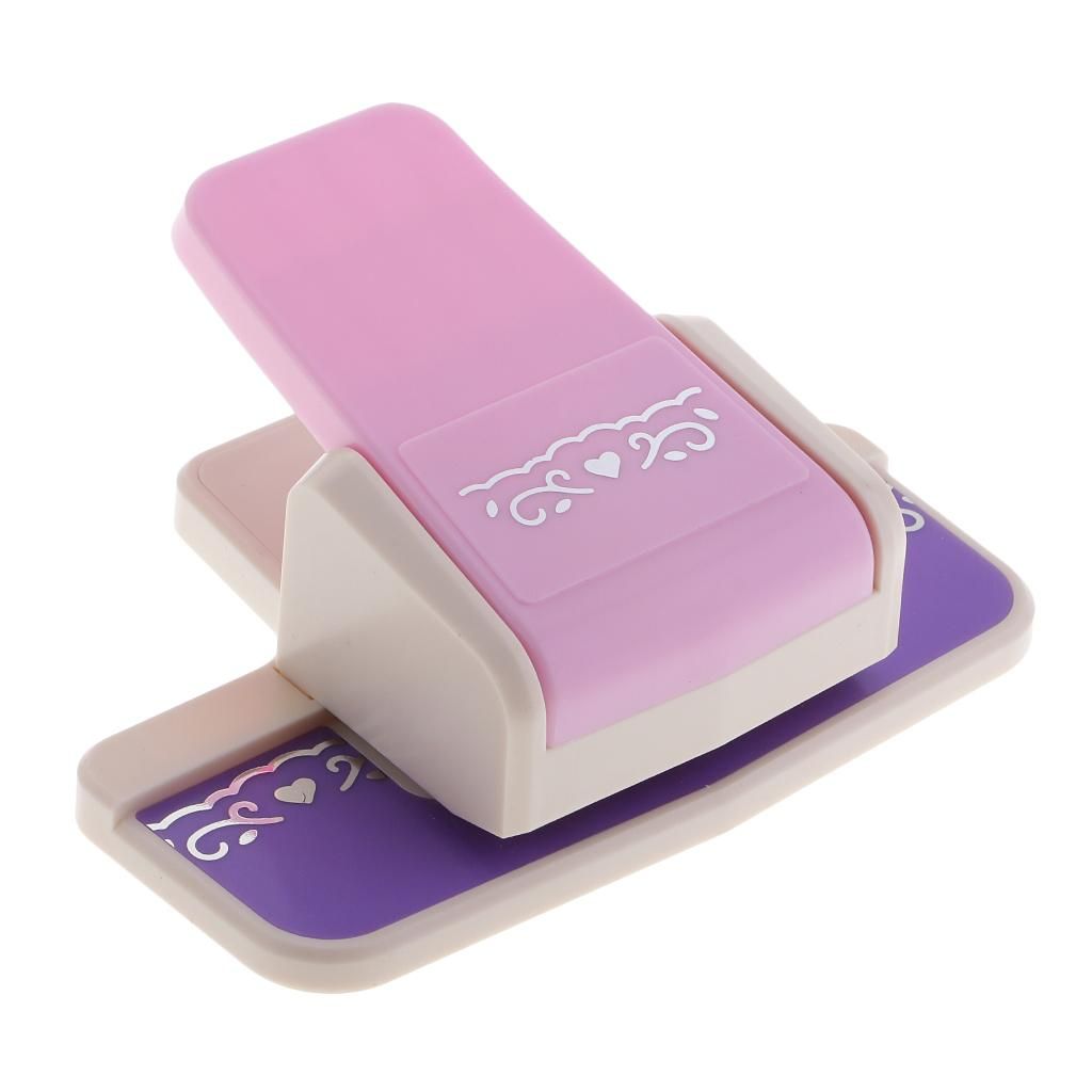 Paper   Edge   Punch   Large   Fancy   Border   Embossing   Pink