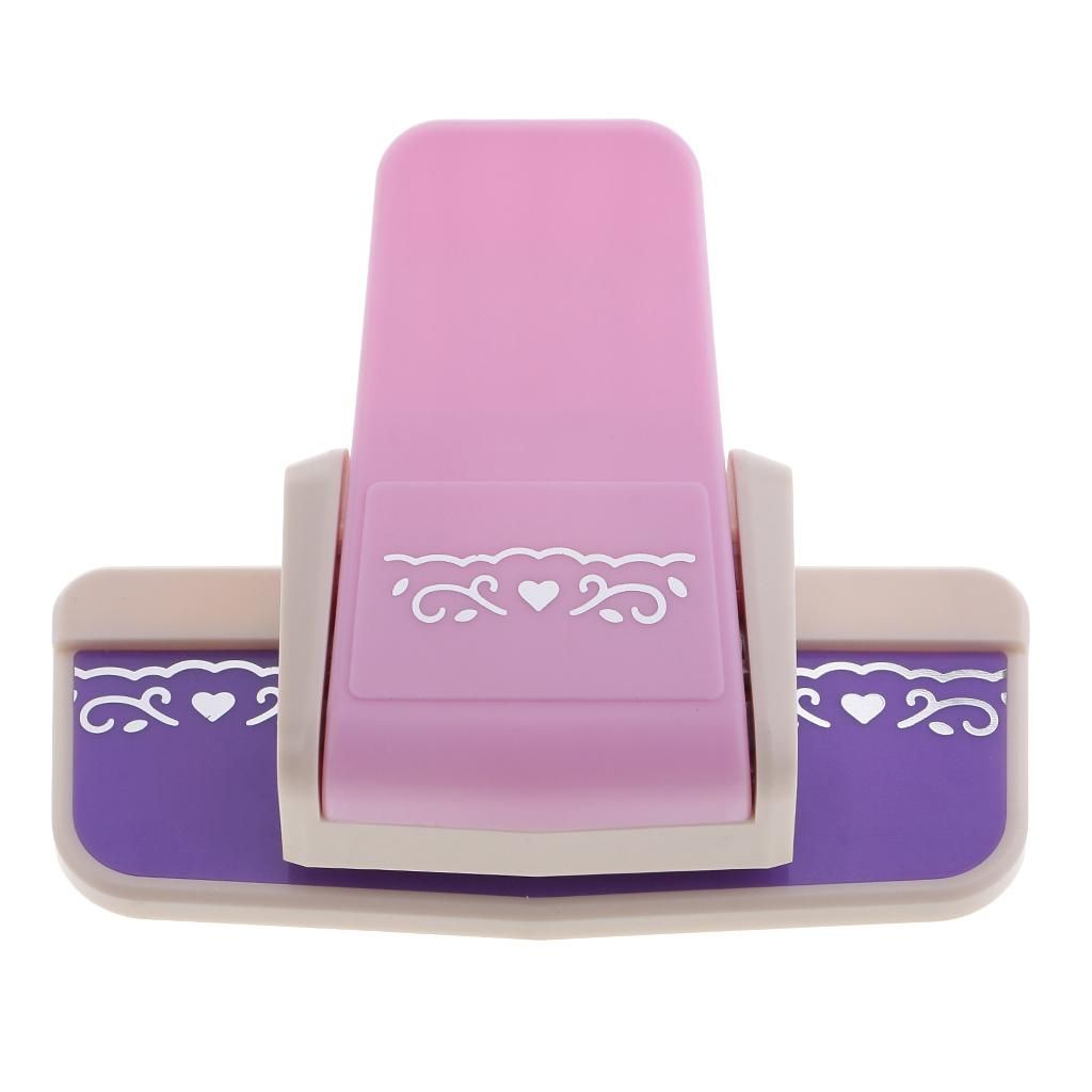 Paper   Edge   Punch   Large   Fancy   Border   Embossing   Pink