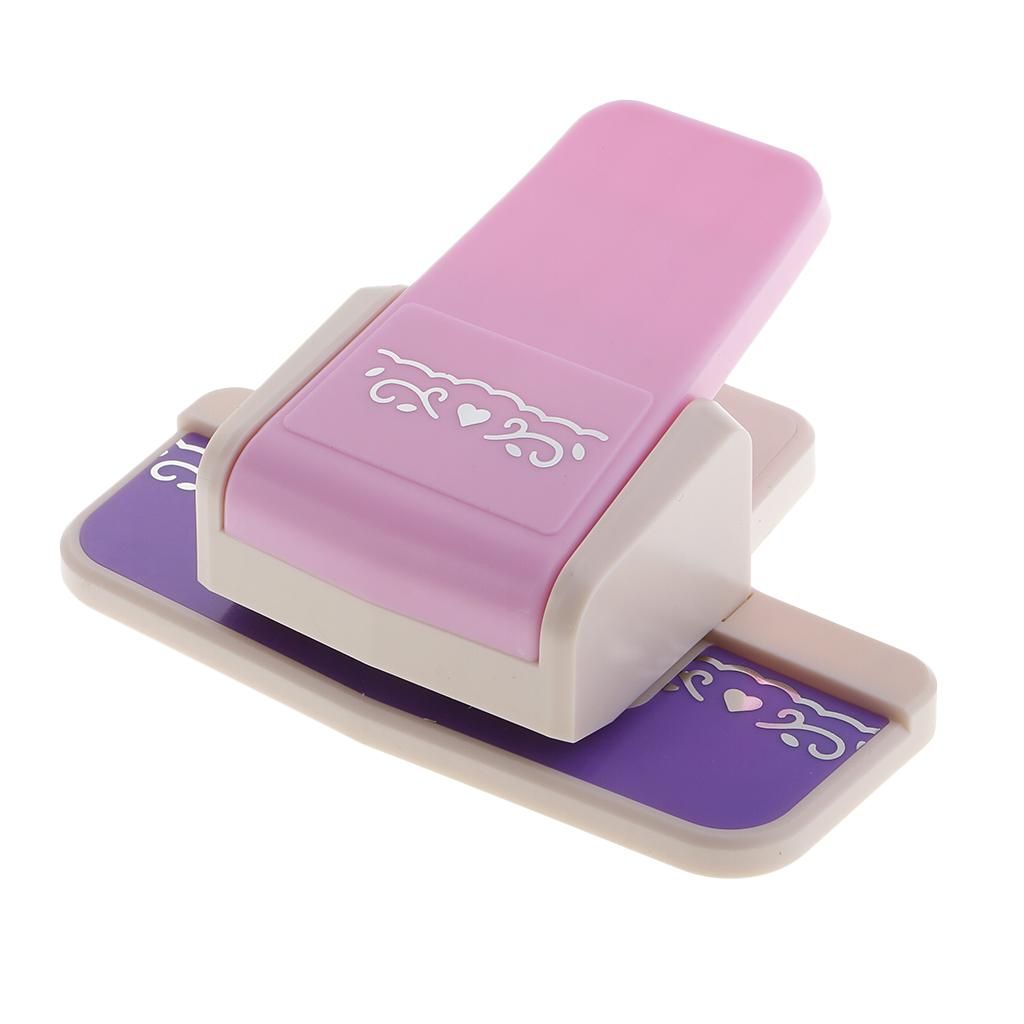 Paper   Edge   Punch   Large   Fancy   Border   Embossing   Pink