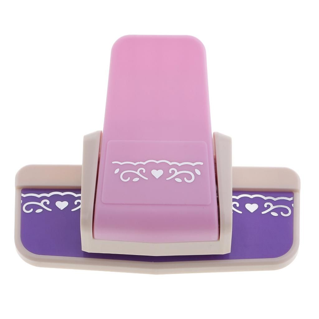Paper   Edge   Punch   Large   Fancy   Border   Embossing   Pink