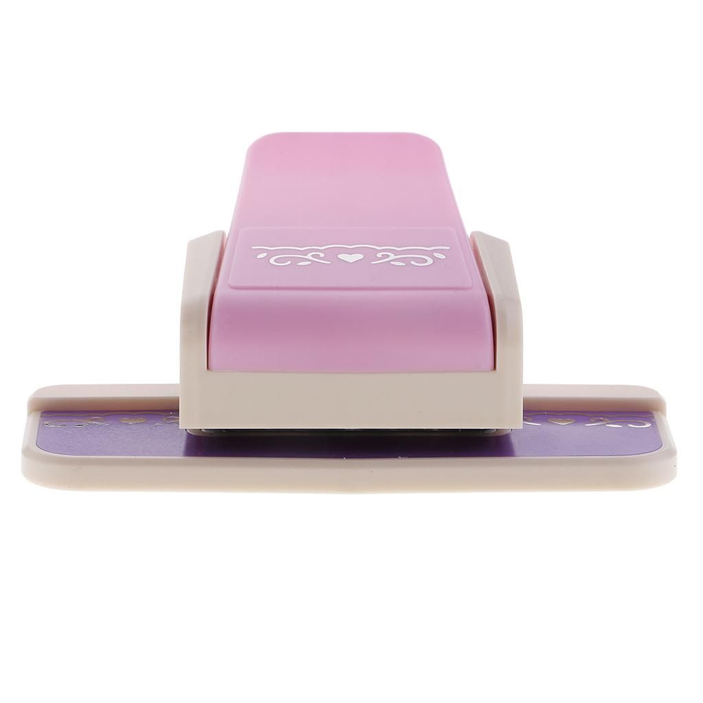 Paper   Edge   Punch   Large   Fancy   Border   Embossing   Pink