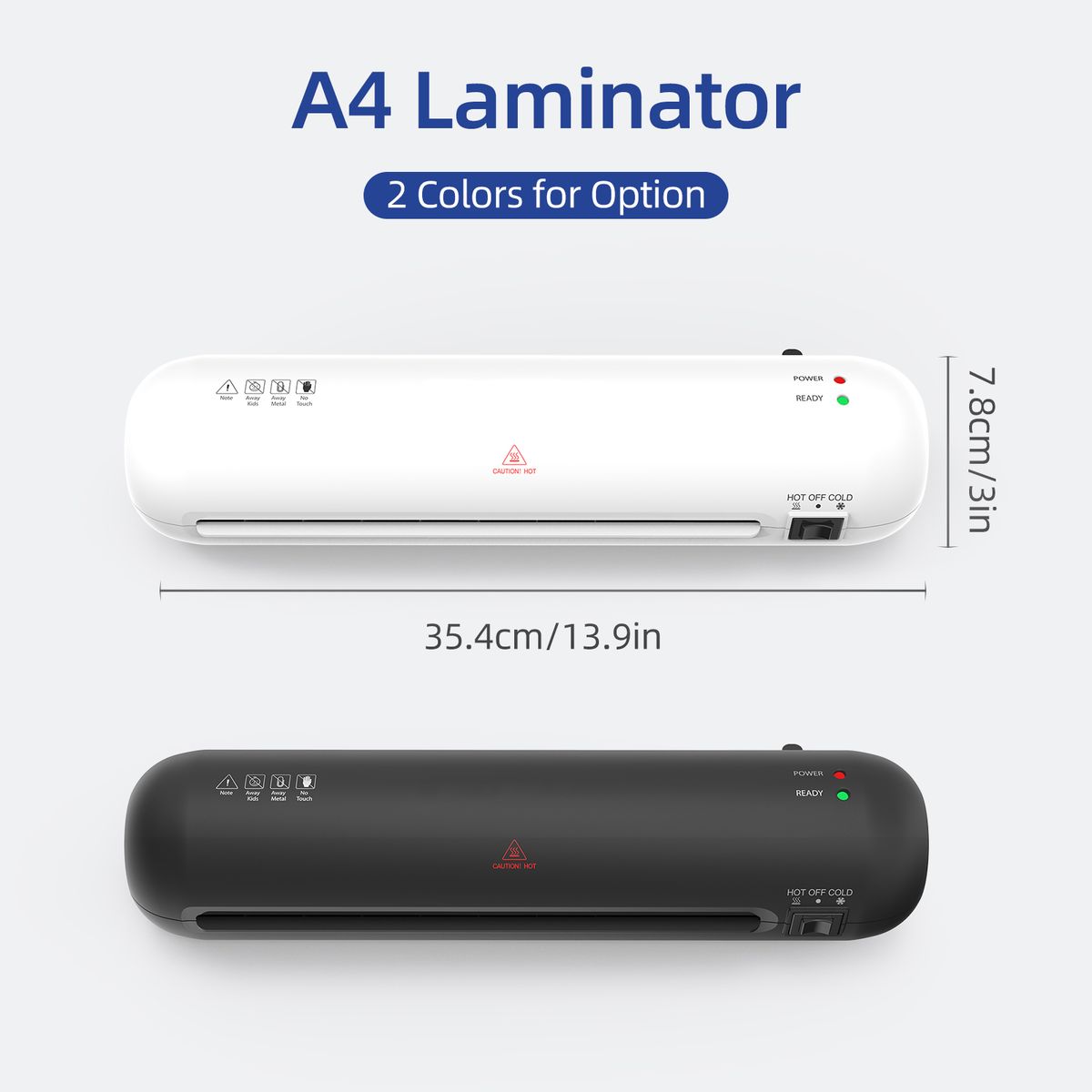 Desktop Laminator Machine Set A4 Size Hot And Cold