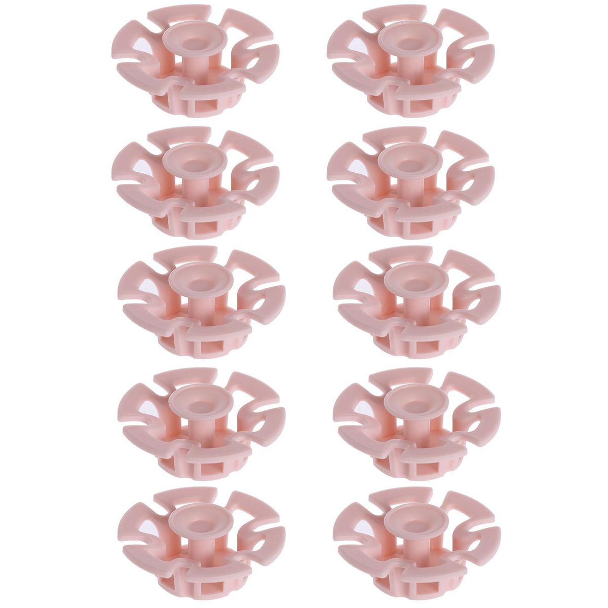 10Pcs Plug Hooks Plug Holders Hooks Finishing Brackets Pink