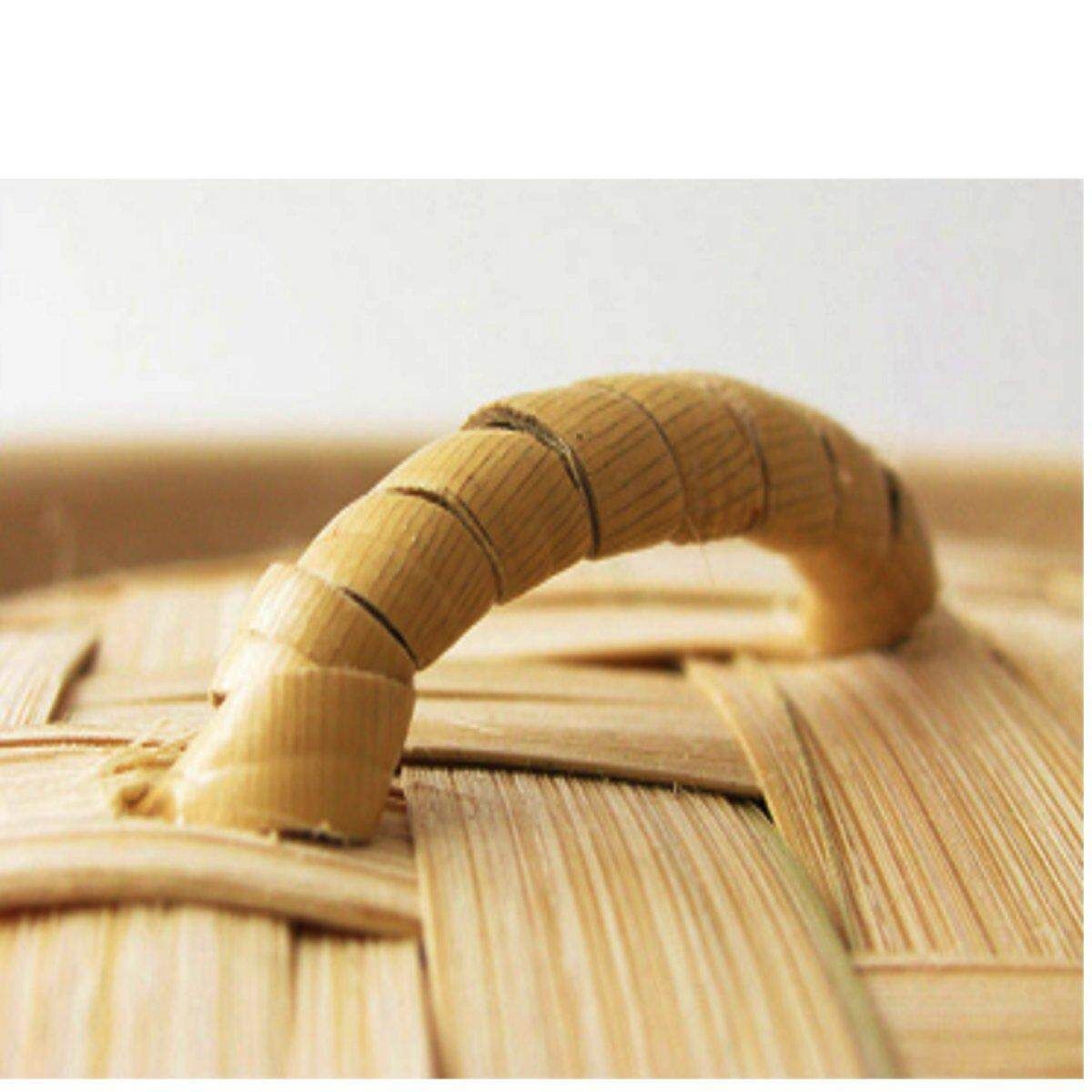 4 Pcs Set 6'' Bamboo Steamer Basket Homemade Food Rice Cooker Sum Bamboo Lid