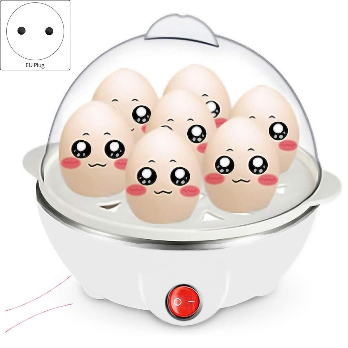 Electric Boiled Egg Cooker Boiler Maker Rapid Heating