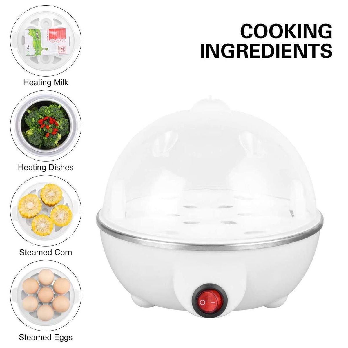 Electric Boiled Egg Cooker Boiler Maker Rapid Heating