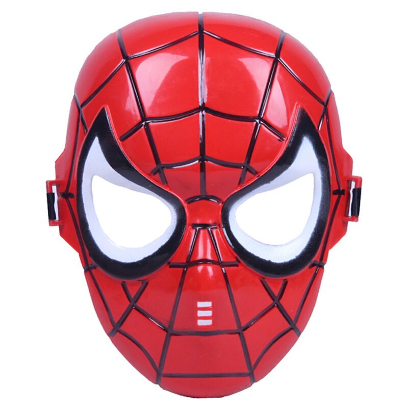 Spider Man Movie Figure Mask Anime Cartoon Action Figures Spider Man Ironman Cosplay Theme Party Mask Children Birthda Gift Toys(No.#1)
