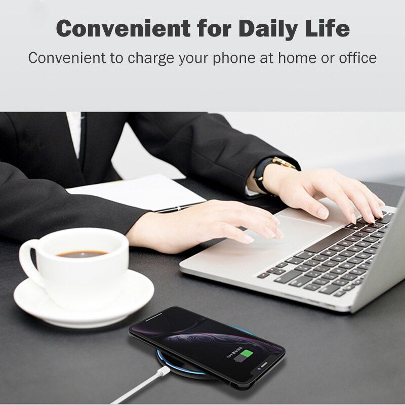Qi 10w Wireless Charger For Huawei P40 Pro Plus P30 Pro Pad