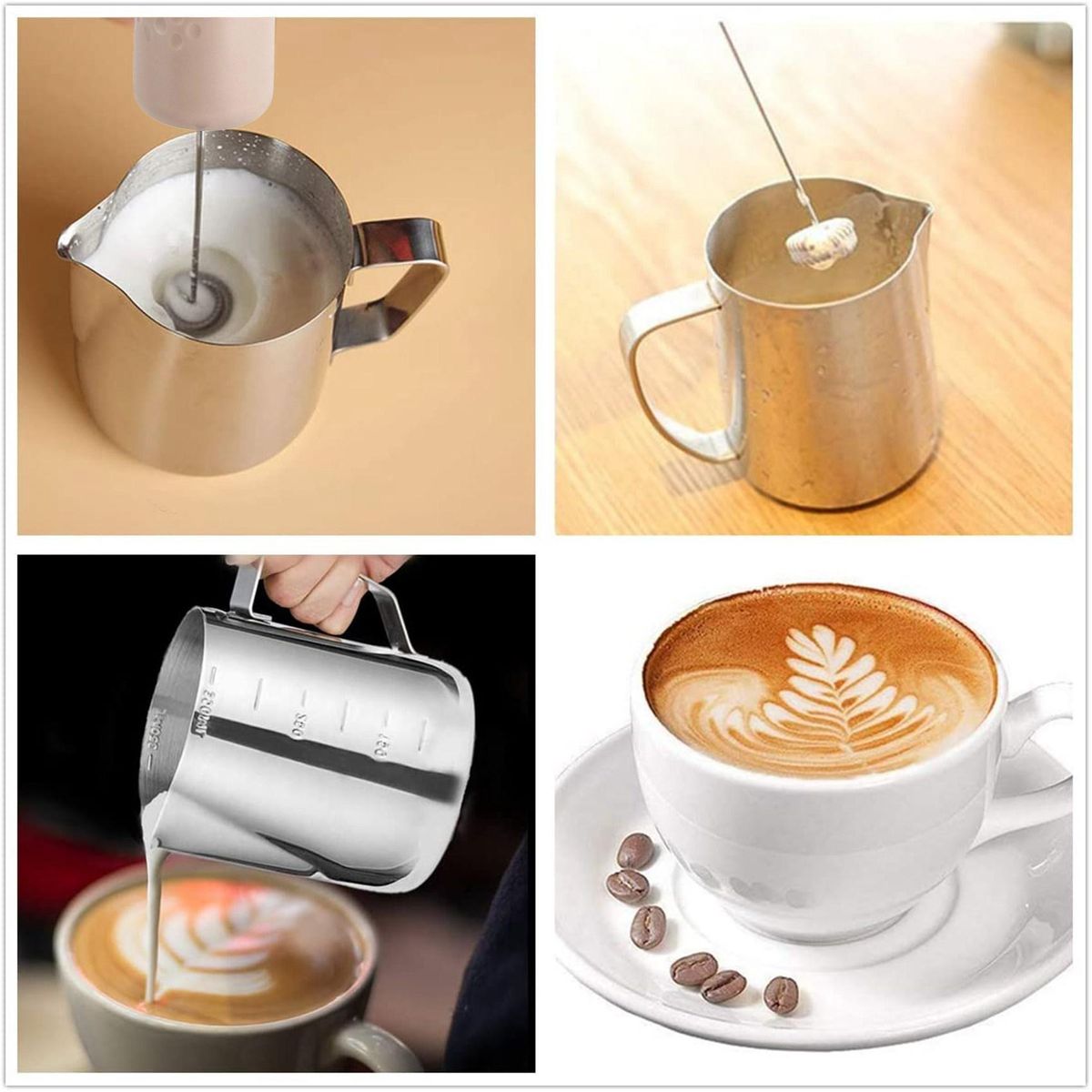 Milk Drink Coffee Whisk Mixer Electric Egg Beater Frother