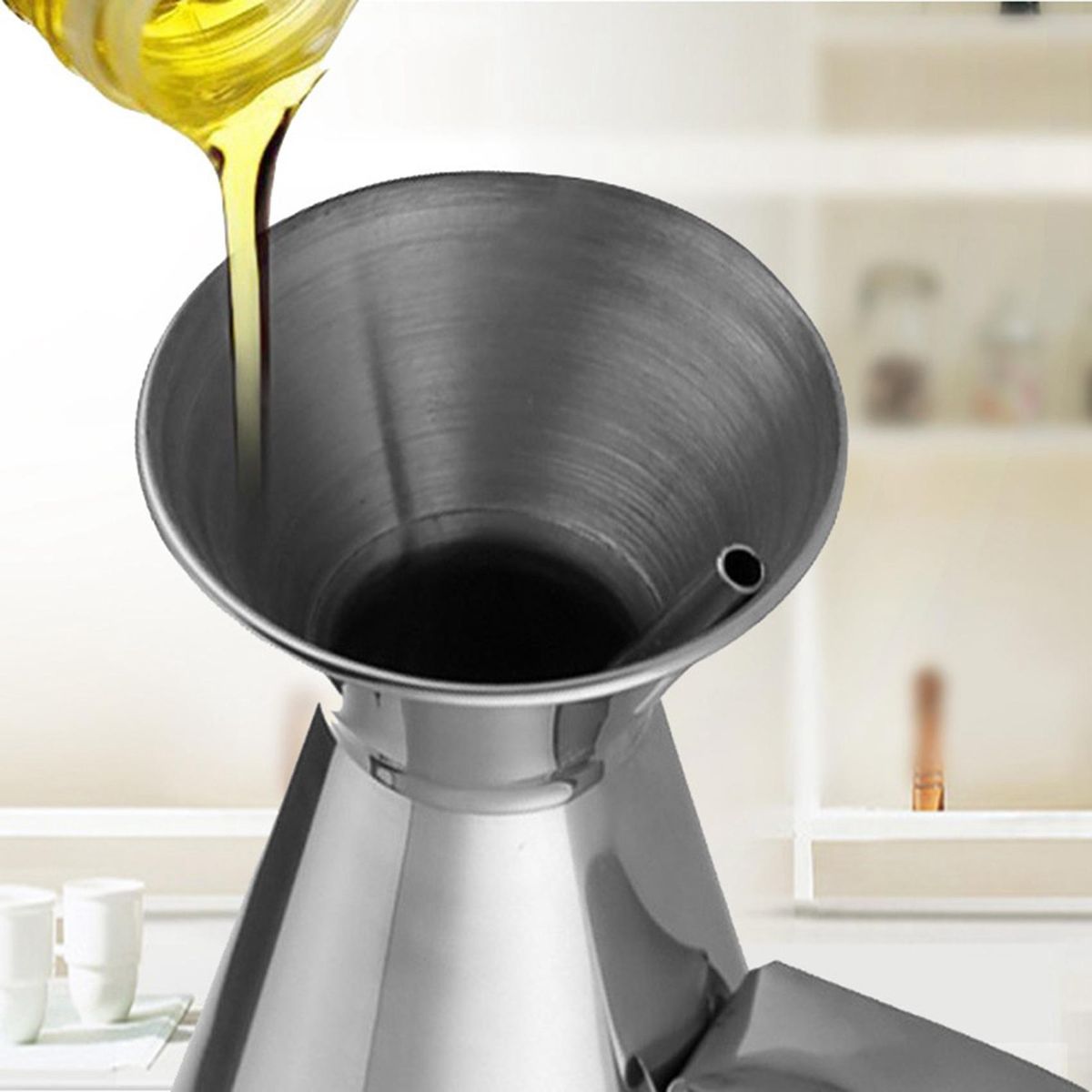 1000ML Stainless Steel Olive Oil Bottle Vinegar Sauce