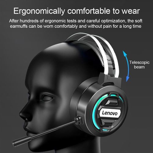 Lenovo H401 Headphone Usb Wired Over Ear Gaming Headset With Earphone