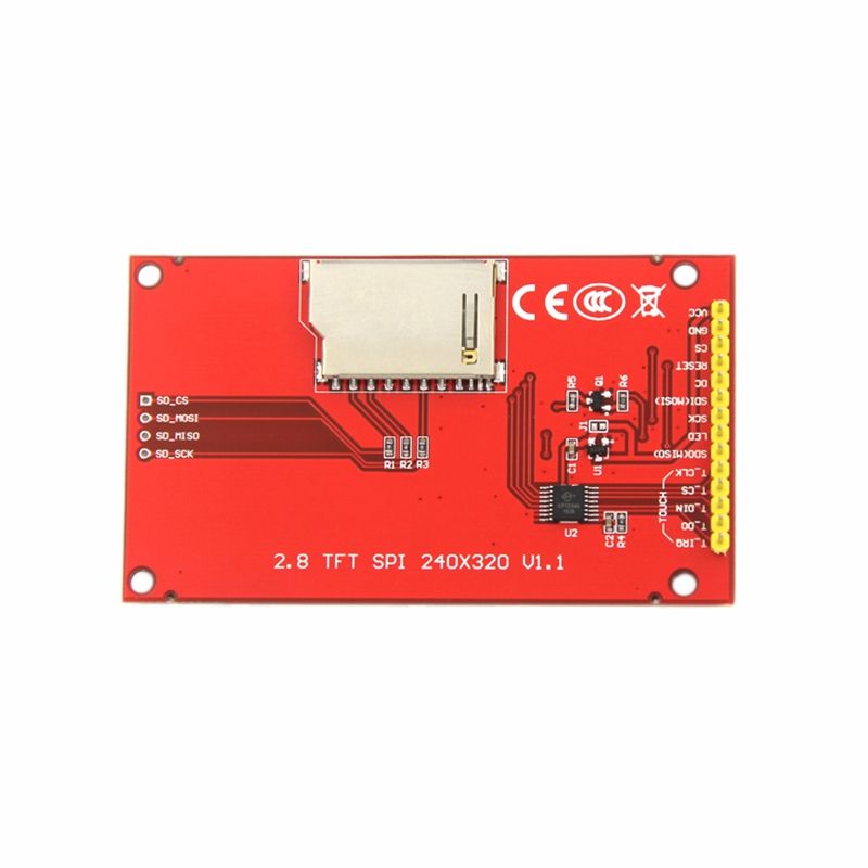 2.8 Inch 240x320 Serial TFT LCD Module Display Screen