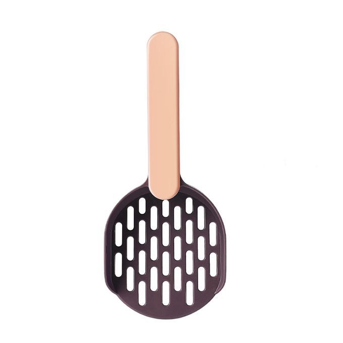 Cat Litter Scooper Corrosion Resistant Shovel Sifter For Coffee Pink