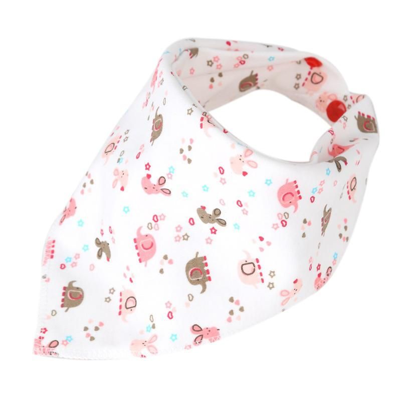 insular Cotton 1pcs Newborn Baby Bibs Waterproof Bib Burp Cloth For 0-3 Years Girls And Boys Bib Babies Clothing Cute Elephants