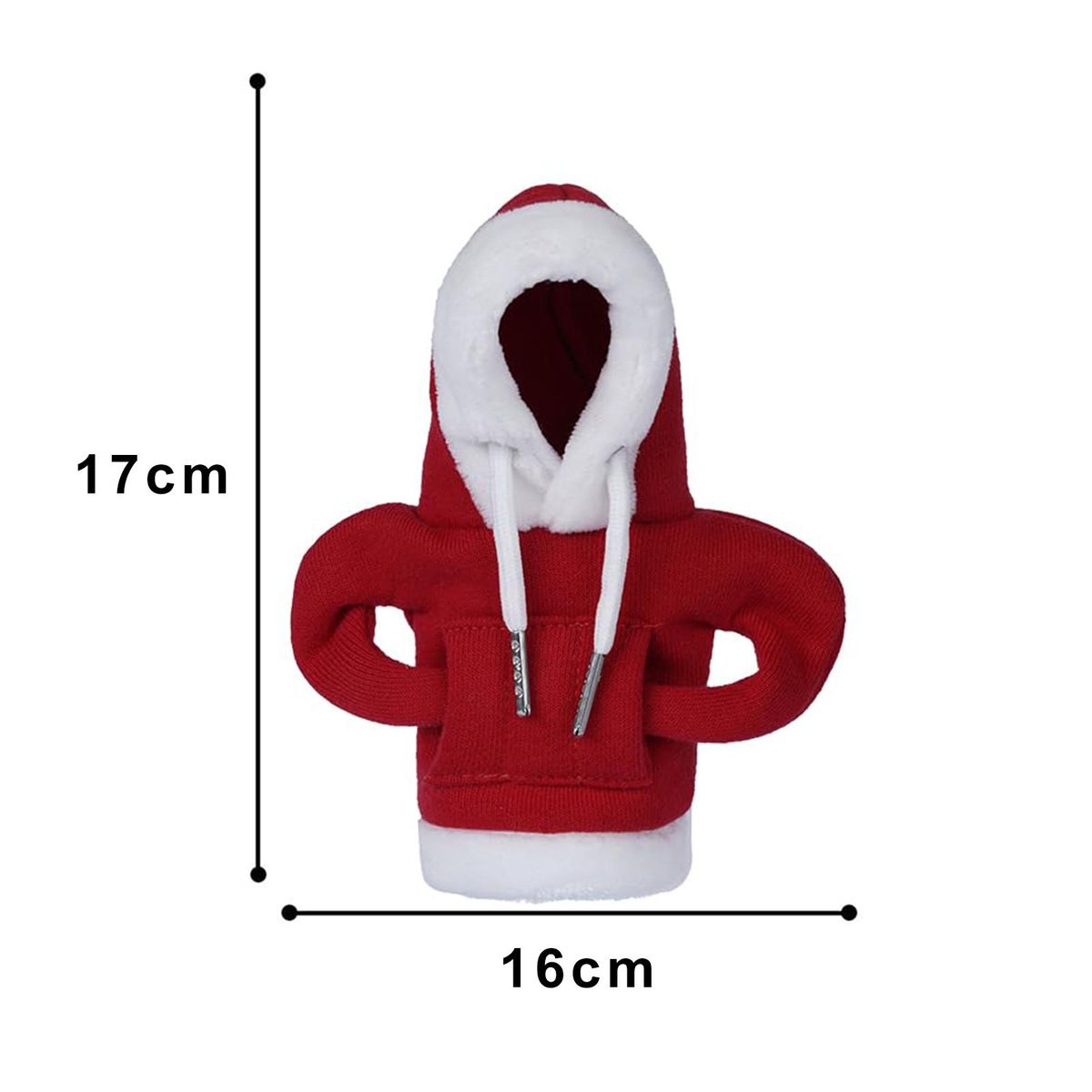 Hooded Gear Lever Cover Cozygear 2pcs Sweater Hoodie Shift Covers Soft Red