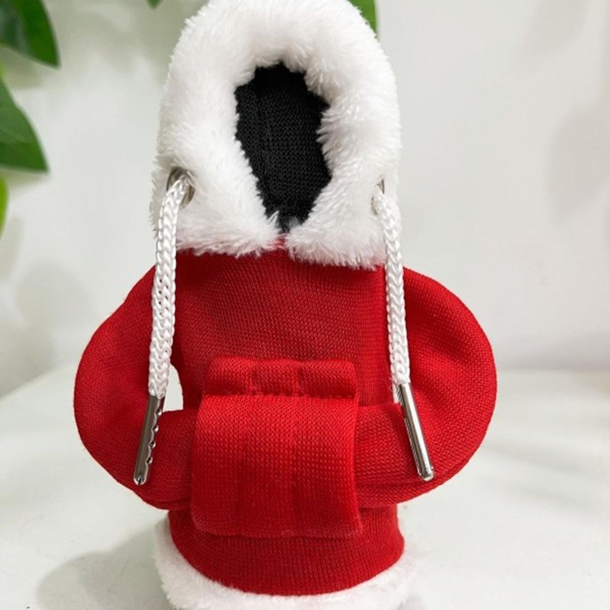 Hooded Gear Lever Cover Cozygear 2pcs Sweater Hoodie Shift Covers Soft Red