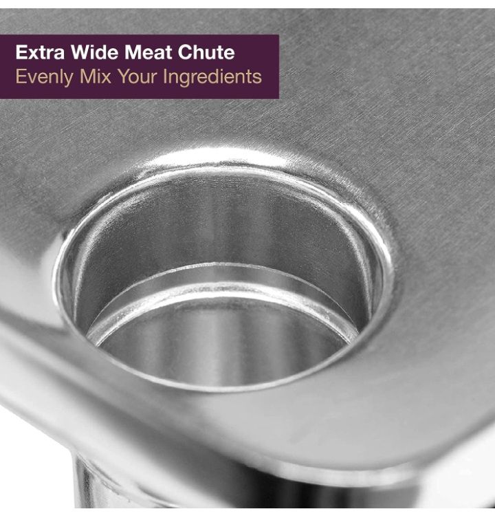 Meat Grinder, Mincer & Sausage Maker With Kibble Attachment