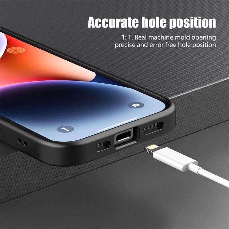 Shockproof armor bumper soft clear phone case for iPhone 14 13 12 11 pro Max 15pro transparent camera protection pc cover Funda