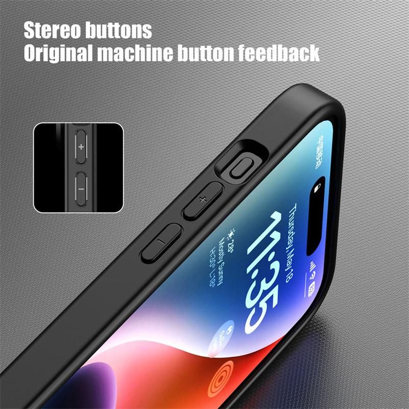 Shockproof armor bumper soft clear phone case for iPhone 14 13 12 11 pro Max 15pro transparent camera protection pc cover Funda
