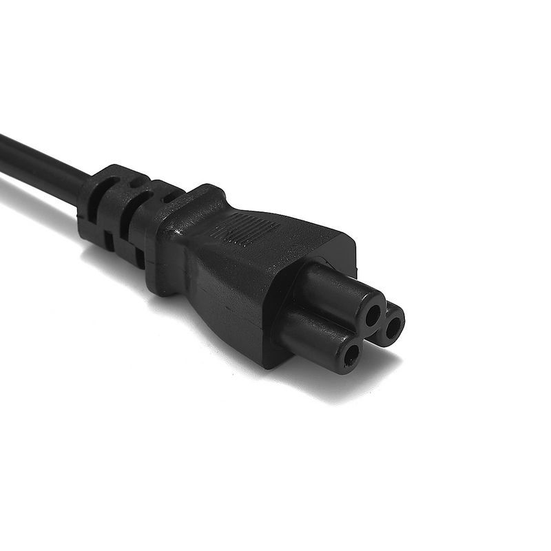 EU AC Power Adapter IEC C5 Power Extension Cable 1.2m 1.5m 2m 6ft Laptop Power Adapter For HP Dell Lenovo Sony Notebook LG TV