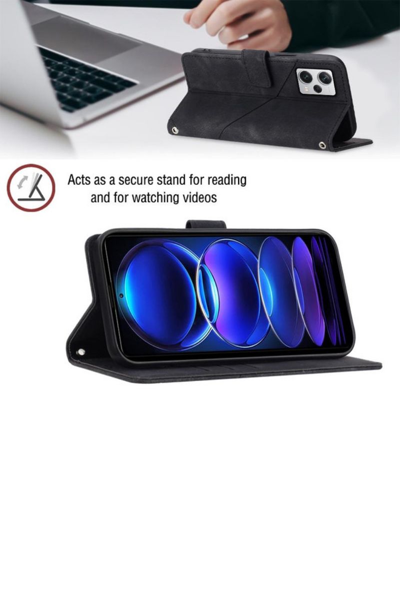 Redmi Note 12 Pro 4G Lastest Quality Leather Flip Case