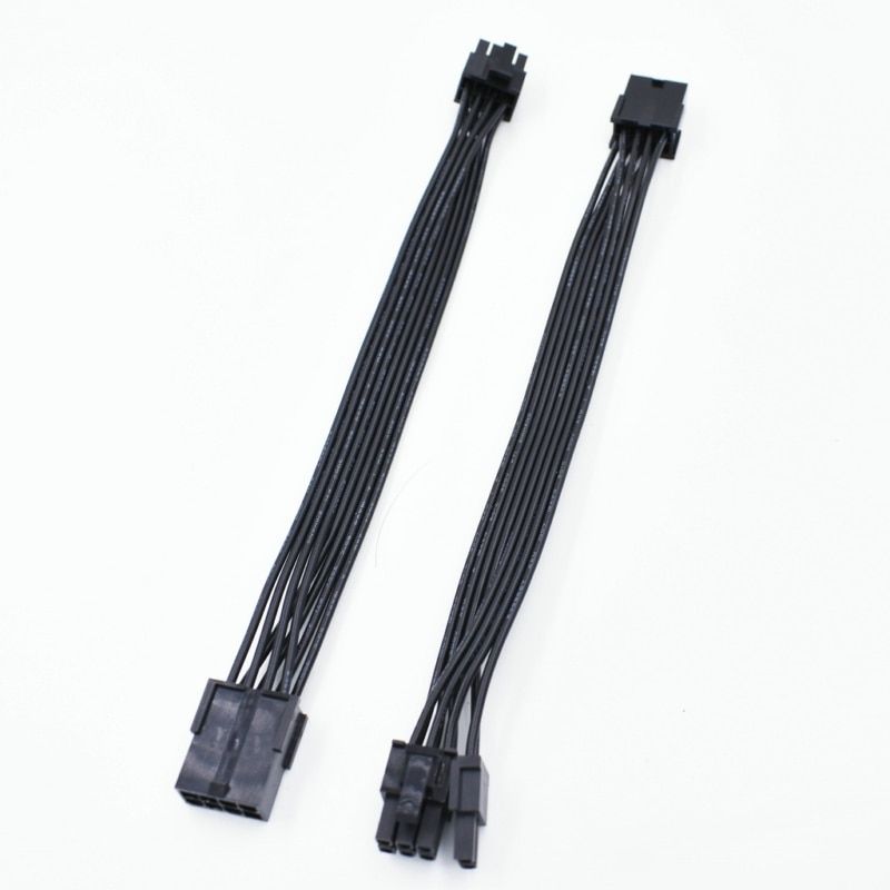 10pcs/lot PCIe 8 Pin To 8pin (6+2) PCIe Express (PCIe) Graphics Video Card Power Extension Cable