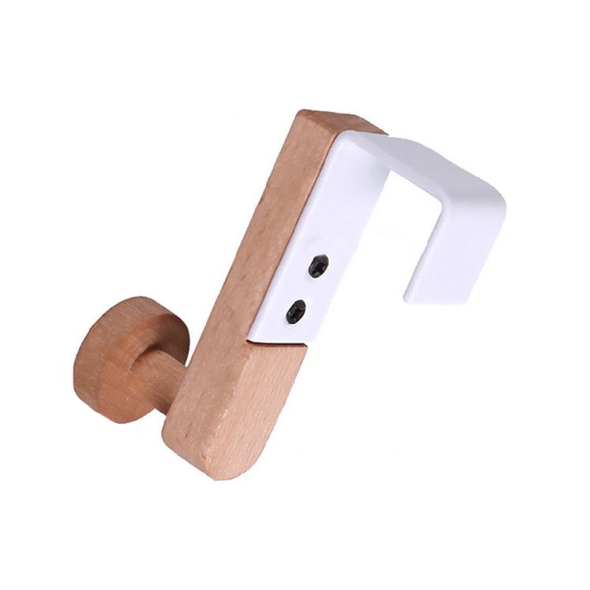 Door Back Hook Behind Door Hat Towel Hanging Holder Wooden Color