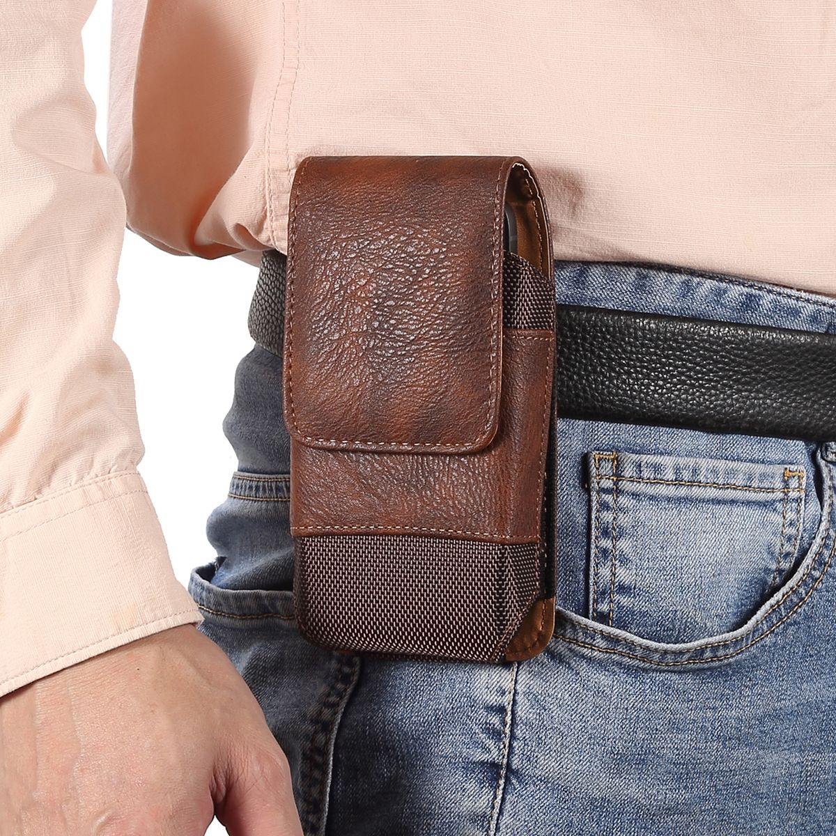 Phone Oxford Cloth Waist Bag For 6.7-6.9 Inch