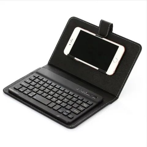 Wireless Bluetooth Keyboard Flip Holster Projector Case