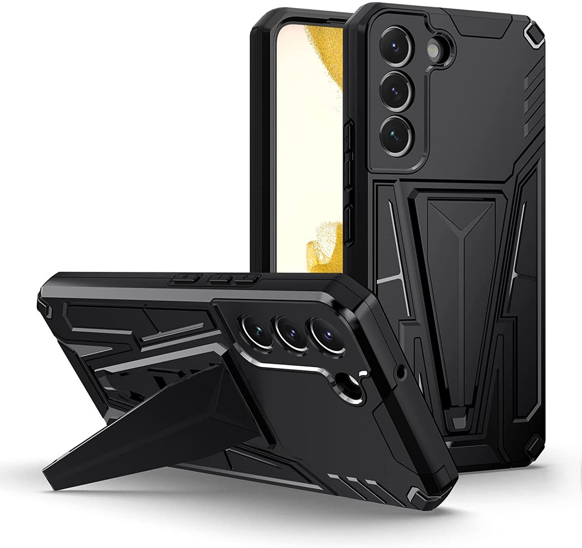 S22+ 5G Case With Stand Military Grade Drop Protection Armor