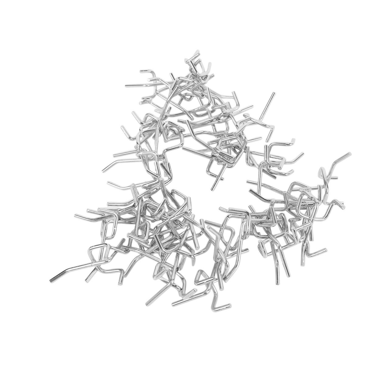 50Pcs Durable Carbon Steel Practical Pegboard Hooks Hanging