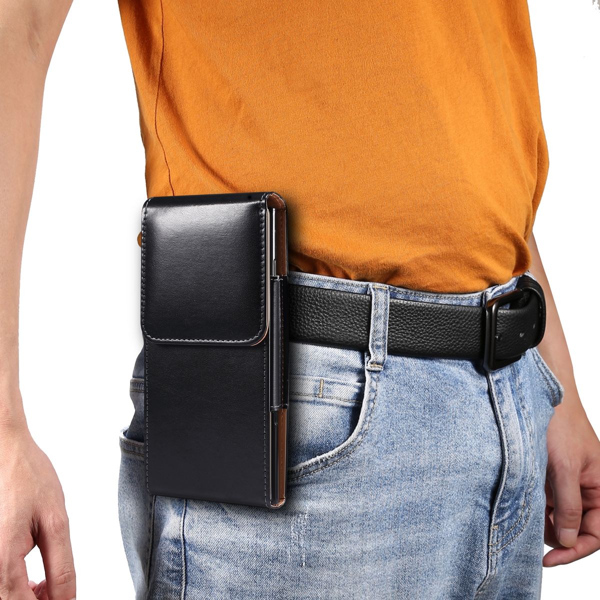 Glossy Leather Phone Waist Bag