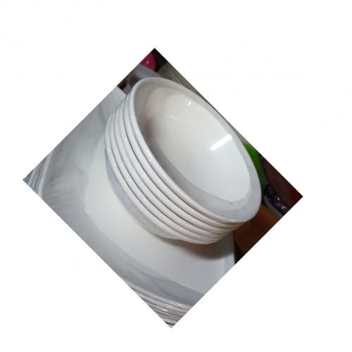 12 Pieces Unbreakable Ceramic Round Bowl  And Flat Plates
